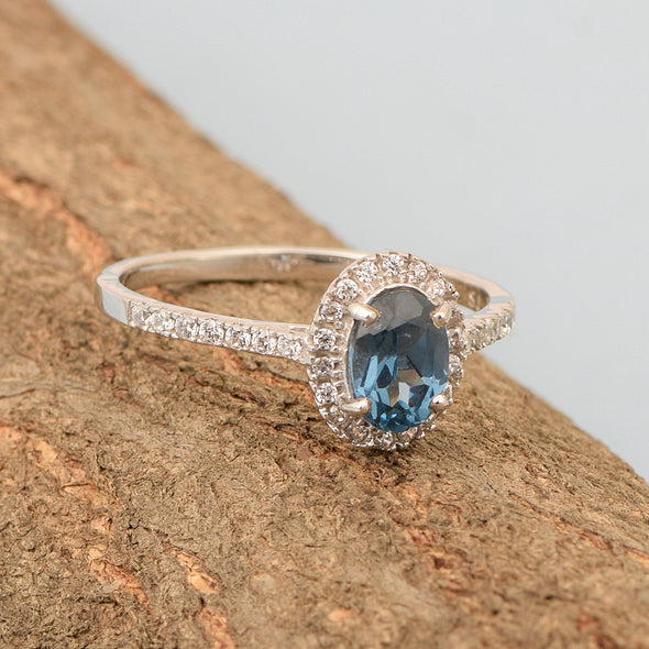 London Blue Topaz ring