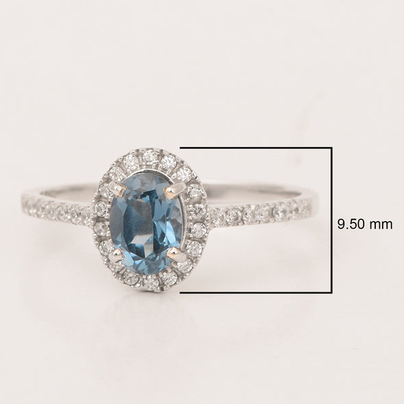 London Blue Topaz ring