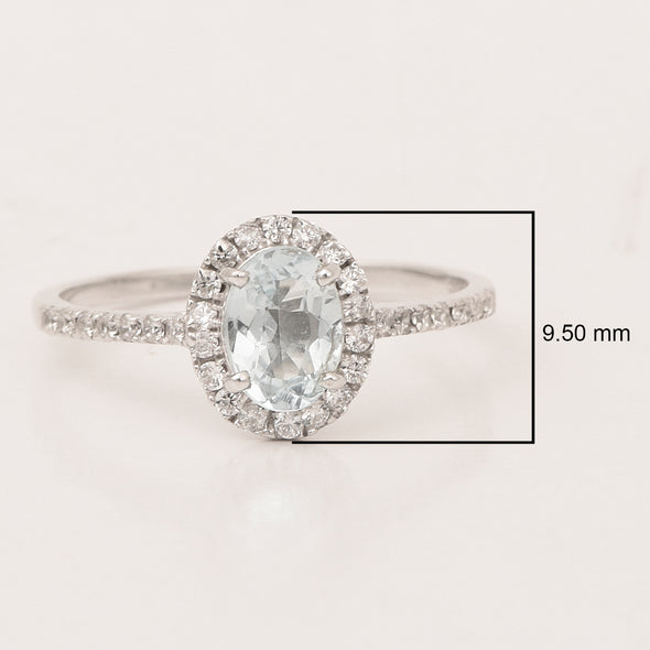 Swiss Blue Topaz ring