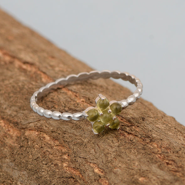 Peridot Cab ring