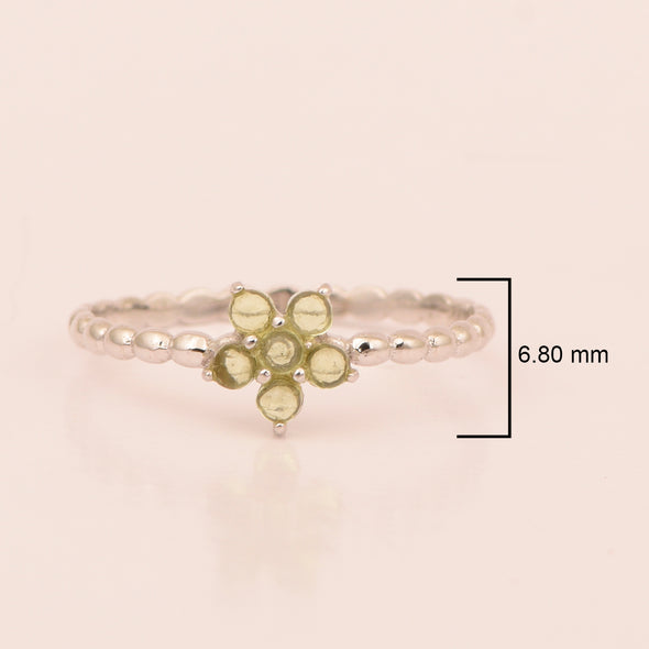 Peridot Cab ring