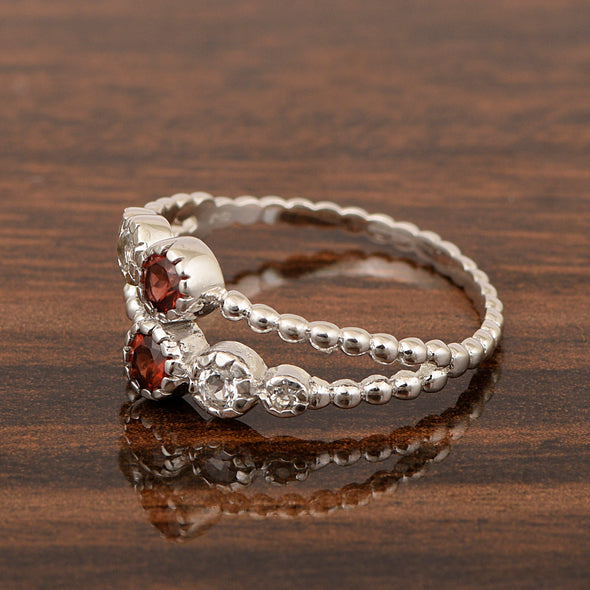 Garnet ring