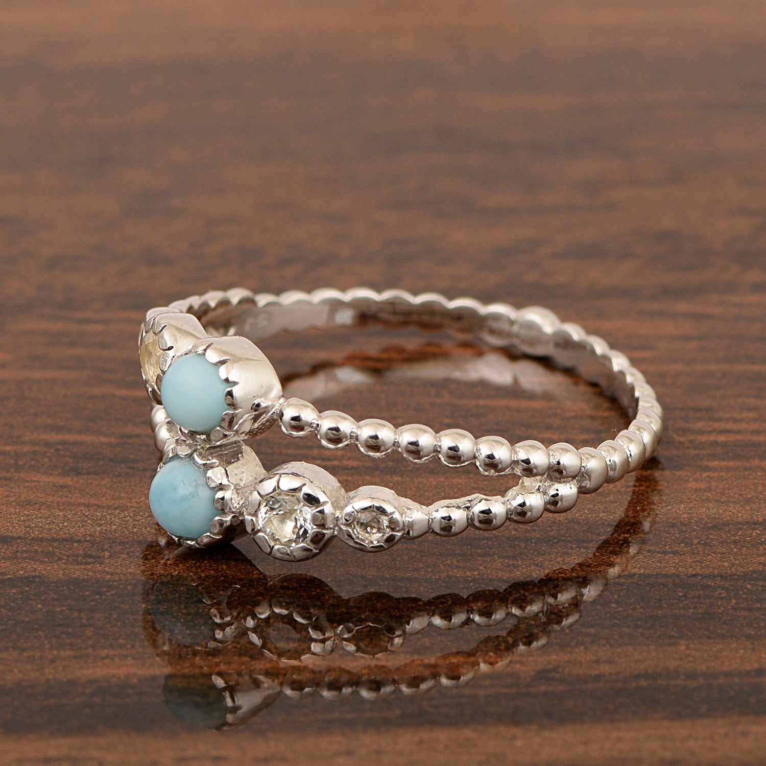 Larimar ring