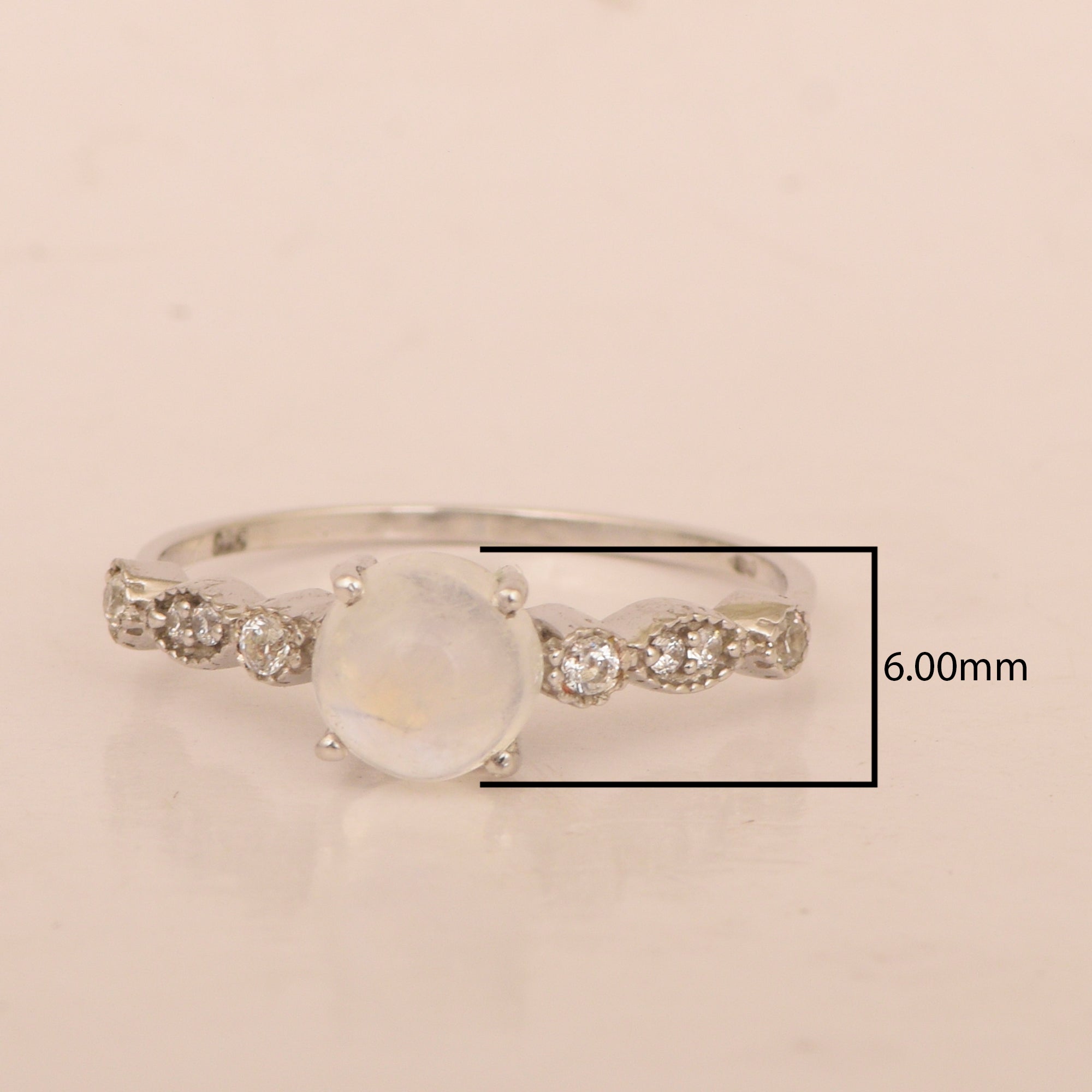 Moonstone ring