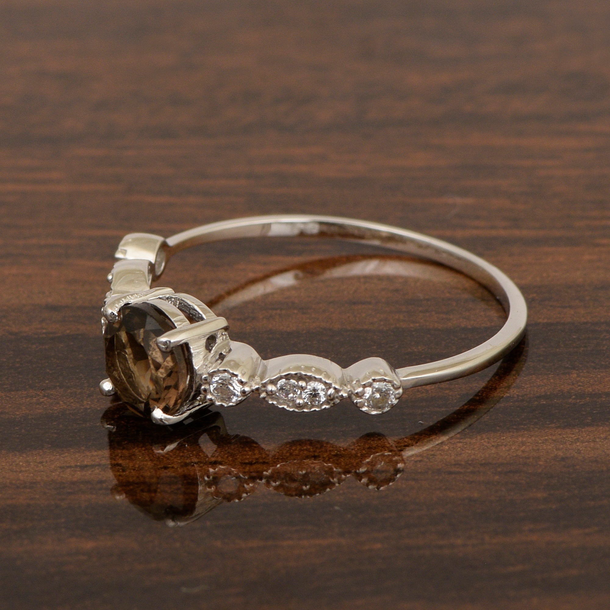 Smoky Quartz ring