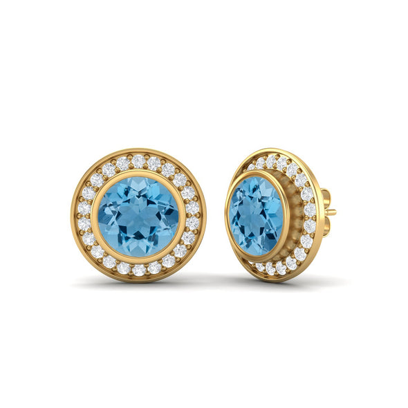 gold earrings