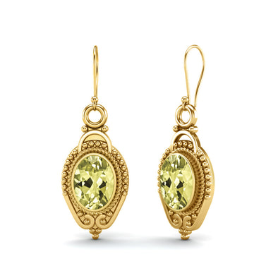 gold earrings