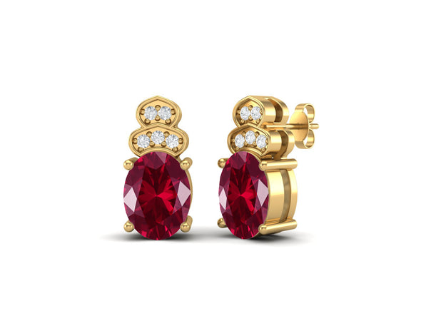 gold earrings