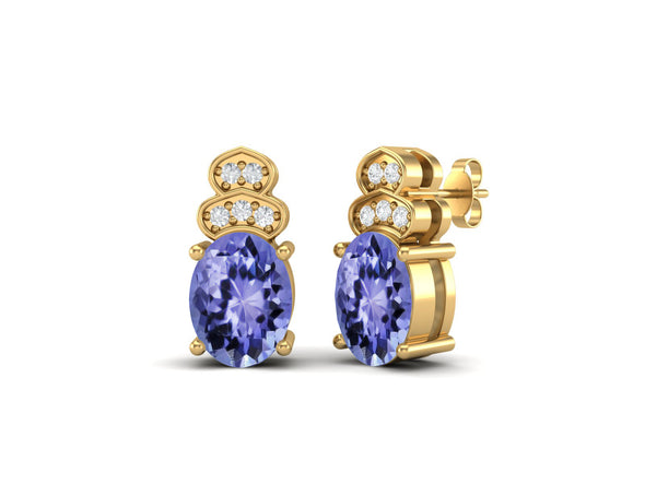 gold earrings