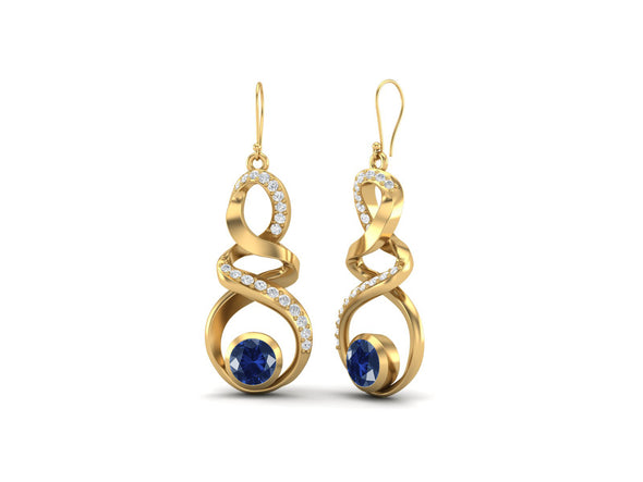 gold earrings