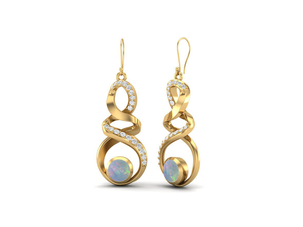 gold earrings