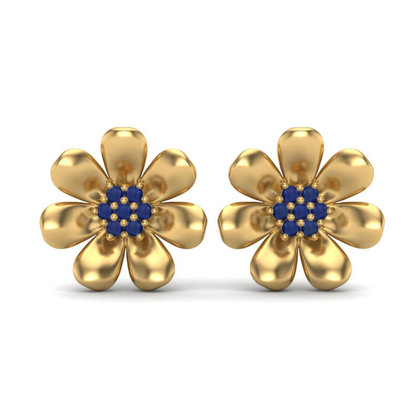 gold earrings