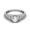 moissanite diamond ring