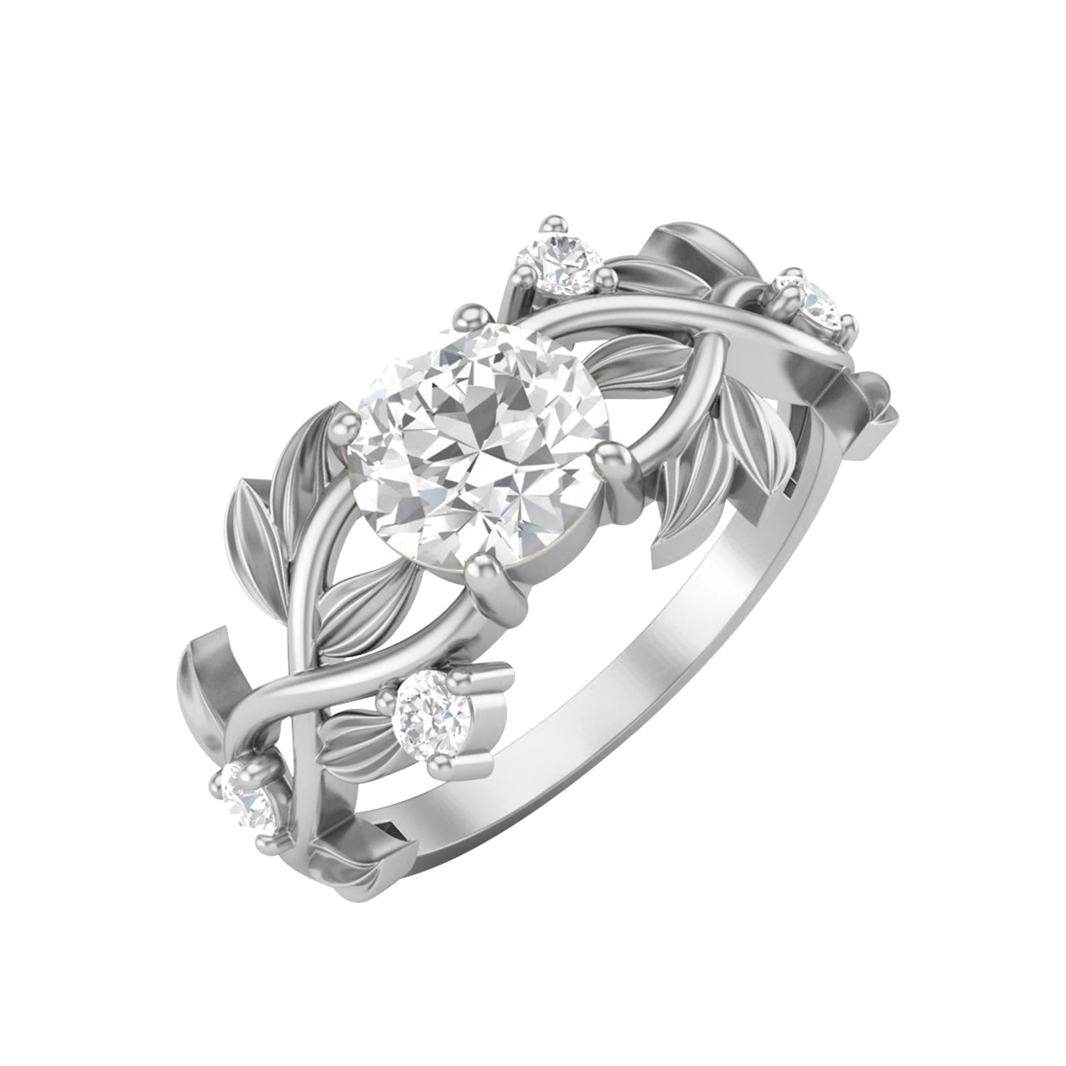 moissanite diamond ring