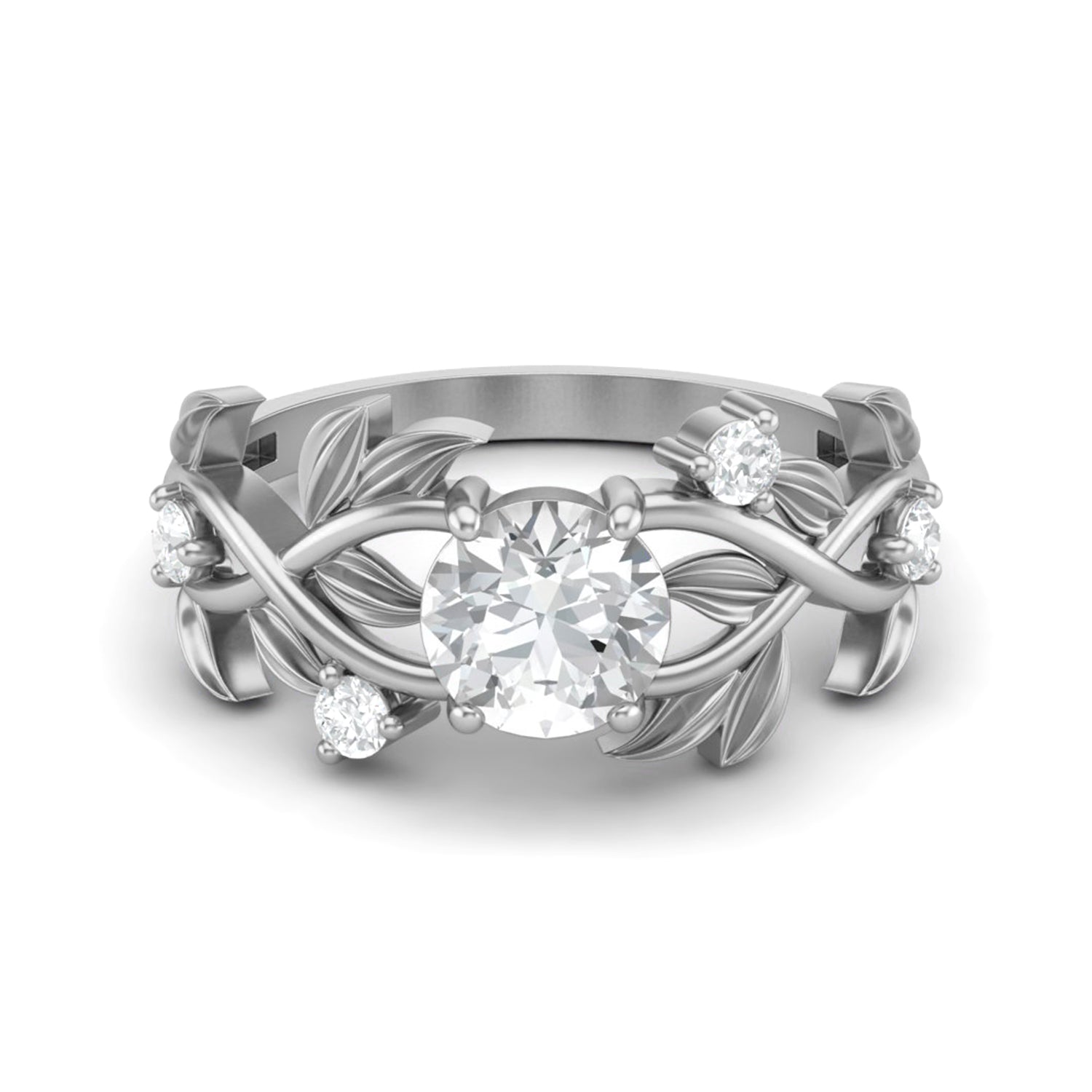 moissanite diamond ring