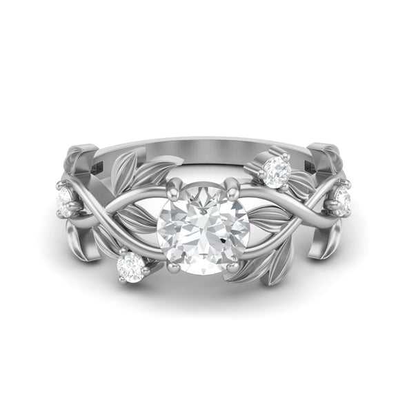 moissanite diamond ring