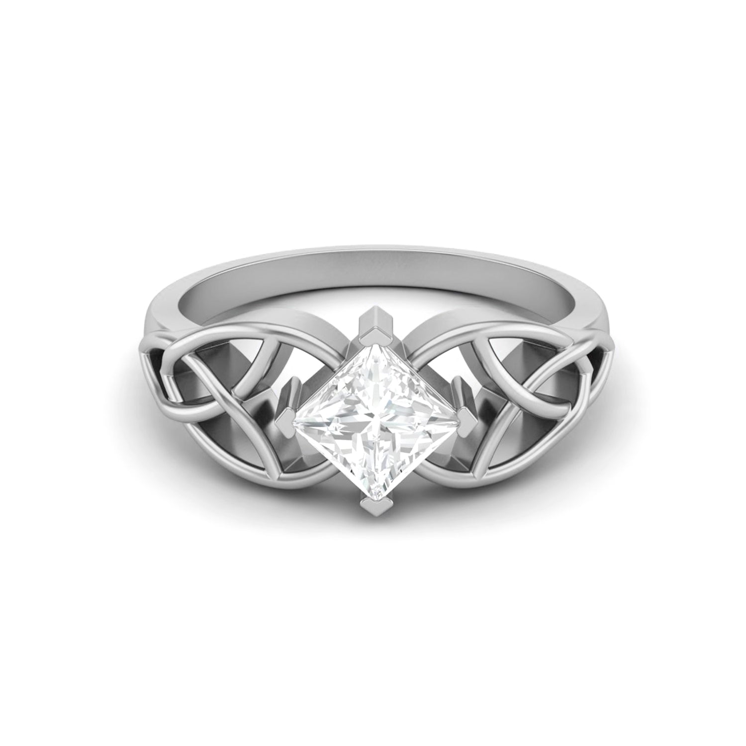 moissanite diamond ring